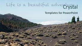  Presentation with beautiful nature - Presentation with uplifting - inspirational motivational quote against nature background and a sky blue colored foreground