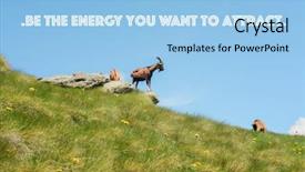  Presentation with motivational - Presentation design with uplifting - inspirational motivational quote against nature background and a light blue colored foreground