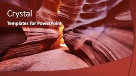  Presentation with arizona - Presentation consisting of upper-antelope-canyon-arizona-usa background and a tawny brown colored foreground