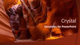  Presentation with navajo - Slides consisting of antelope canyon in the navajo background and a tawny brown colored foreground