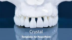  Presentation with human anatomy - Colorful slide set enhanced with upper-human-jaw backdrop and a teal colored foreground