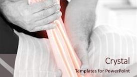  Presentation with composite - Amazing slide deck having upper limb - digital composite of highlighted bones backdrop and a lemonade colored foreground