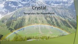  Presentation with national - Presentation theme consisting of upper-tauern-national-park-near background and a light blue colored foreground