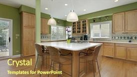  Presentation with oak wood texture and - Amazing presentation theme having upscale home with oak wood backdrop and a  colored foreground