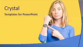  Presentation with coral reefs blue water beautiful sky - Theme with upset and angry for deadline background and a yellow colored foreground