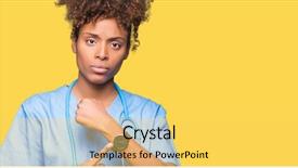  Presentation with doctor african - Cool new presentation theme with upset and angry for deadline backdrop and a yellow colored foreground