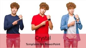  Presentation with different - Amazing PPT theme having upset and angry for deadline backdrop and a red colored foreground