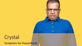  Presentation with arabic music arab man playing - Audience pleasing PPT layouts consisting of upset because of problem negative backdrop and a yellow colored foreground