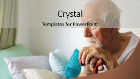  Presentation with cane - Slide set with upset on bed with cane background and a light gray colored foreground