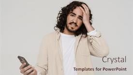  Presentation with man holding phone - 