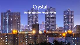  Presentation with harlem - Cool new slide deck with uptown manhattan neighborhood of harlem backdrop and a teal colored foreground