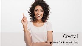  Presentation with native american dream cather - Slide set featuring upward - portrait of a happy young background and a soft green colored foreground