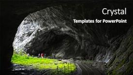  Presentation with cave - PPT theme with ural-russia-21-july-2018 background and a black colored foreground