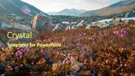  Presentation with russia - Slide deck enhanced with urals-landscape-the-ural-mountains background and a tawny brown colored foreground