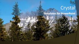  Presentation with russia - Colorful presentation design enhanced with urals-landscape-the-ural-mountains backdrop and a teal colored foreground