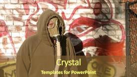  Presentation with hide - Presentation enhanced with urban camoflauge a man background and a tawny brown colored foreground