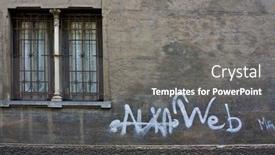  Presentation with decay - Colorful theme enhanced with urban-decay backdrop and a gray colored foreground