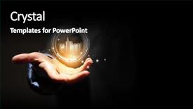  Presentation with construction - Amazing presentation theme having urban design - close up of businessman hand backdrop and a black colored foreground