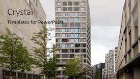  Presentation with nobody - PPT layouts consisting of urban-landscape-in-zurich background and a light gray colored foreground