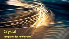  Presentation with china shanghai - Cool new presentation design with urban transport - light trails on the steet backdrop and a tawny brown colored foreground