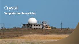  Presentation with central asia - Cool new theme with urban warfare - abandoned soviet military base backdrop and a teal colored foreground