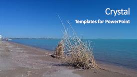  Presentation with missile - Audience pleasing presentation design consisting of urban warfare - balkhash lake central kazakhstan near backdrop and a teal colored foreground