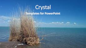  Presentation with kazakhstan - Cool new presentation theme with urban warfare - balkhash lake central kazakhstan backdrop and a teal colored foreground