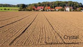  Presentation with regional development - Audience pleasing presentation theme consisting of urbanization spatial planning and regional backdrop and a coral colored foreground