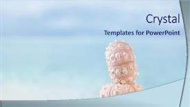  Presentation with starfish - Beautiful slides featuring urchin starfish on white ocean backdrop and a sky blue colored foreground