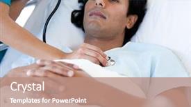  Presentation with urgent care - Colorful theme enhanced with dog owner in bed with two cute dogs backdrop and a light gray colored foreground