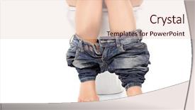  Presentation with toilet - Audience pleasing slides consisting of moslems - moslem minaret of a mosque backdrop and a gray colored foreground.