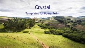  Presentation with aerial view of cape town - Theme consisting of uruguay - aerial view of farm background and a sky blue colored foreground