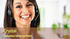  Presentation with work height - PPT theme having us - portrait of a beautiful customer background and a red colored foreground