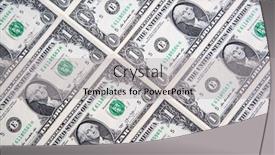  Presentation with credit and collection - Colorful presentation enhanced with us-1-dollar-banknote-collection backdrop and a light gray colored foreground