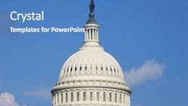  Presentation with capitol - Cool new presentation with us capitol building dome detail backdrop and a teal colored foreground