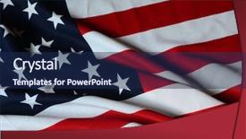  Presentation with japan of the flag - PPT theme with us flag background and a navy blue colored foreground