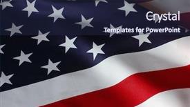  Presentation with military - PPT theme having military symbols - us flag background and a navy blue colored foreground
