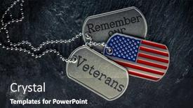  Presentation with military - Beautiful PPT layouts featuring us-military-soldier-s-dog backdrop and a dark gray colored foreground