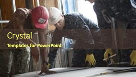  Presentation with humanity - Slides having us-navy-seabees-and-sailors background and a tawny brown colored foreground