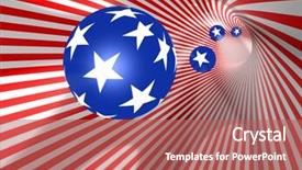  Presentation with usa flag - Colorful presentation enhanced with us pentagon - flag the usa backdrop and a  colored foreground