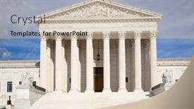  Presentation with united states supreme court - PPT layouts enhanced with us-supreme-court-building background and a soft green colored foreground