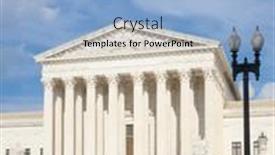  Presentation with united states supreme court - PPT layouts featuring us-supreme-court-building background and a light blue colored foreground