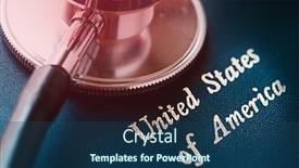  Presentation with passport travel - Cool new slide deck with us-travel-restrictions-to-combat backdrop and a ocean colored foreground