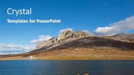  Presentation with pipeline - Theme with usa-alaska-dalton-highway-pipeline background and a teal colored foreground