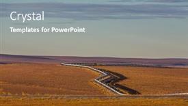  Presentation with pipeline - PPT layouts enhanced with usa-alaska-dalton-highway-pipeline background and a gray colored foreground