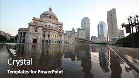  Presentation with christian church - Beautiful slide set featuring usa-boston-sep-06-2014 backdrop and a  colored foreground