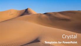  Presentation with death - Beautiful PPT theme featuring usa-california-easily-accessible-dunes backdrop and a coral colored foreground