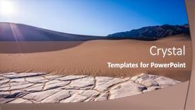  Presentation with light waves - Colorful presentation enhanced with usa-california-road-160-mesquite backdrop and a coral colored foreground