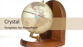  Presentation with canada map - Beautiful PPT theme featuring usa canada and mexico backdrop and a coral colored foreground