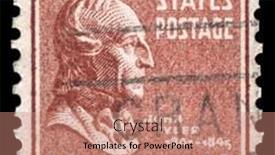  Presentation with america president - Audience pleasing slide deck consisting of usa-circa-1938-a-postage backdrop and a coral colored foreground